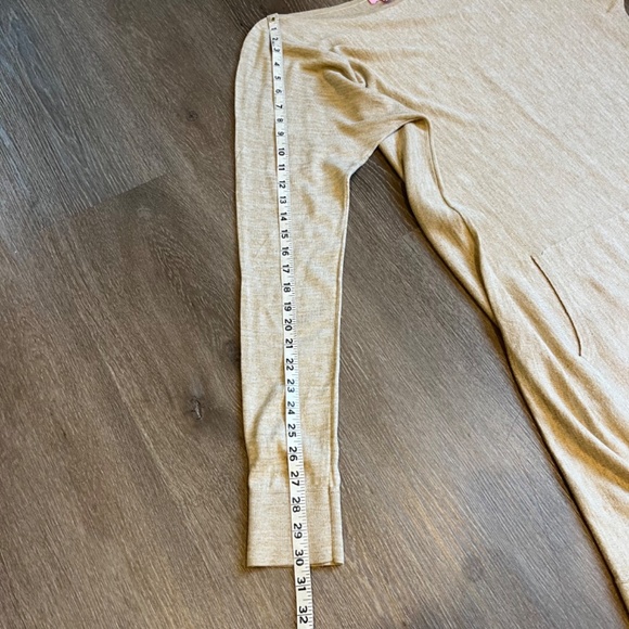 Lilly Pulitzer Jupiter Sweater Dress Cotton Modal Wool PB Camel Heather L - Picture 3 of 11